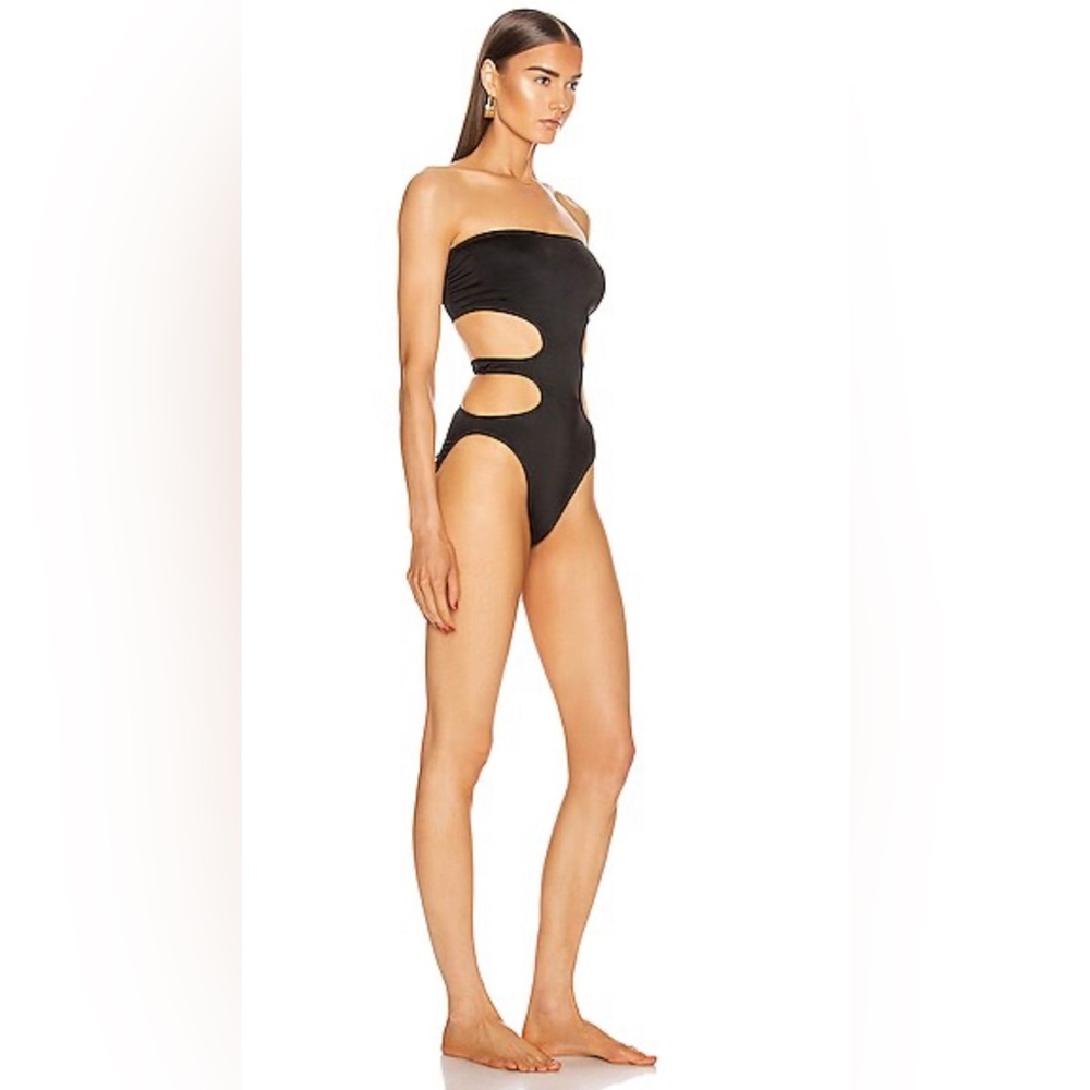 Norma Kamali 11/11 Mio Black One Piece Women’s Swimsuit Size XL